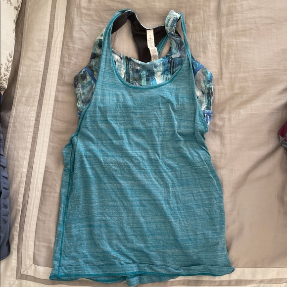 Lululemon Tank stop with Shelf Sports Bra - Picture 2 of 11